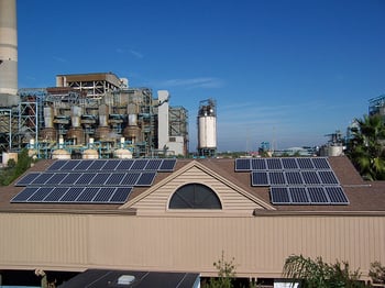 solar electricity at TECO Manatee viewing station