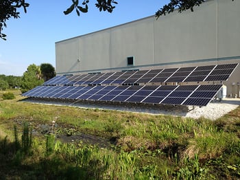Sarasota County Solar Power PV Array
