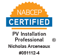 Nicholas Arceneaux, NABCEP Certified PV Installation Professional